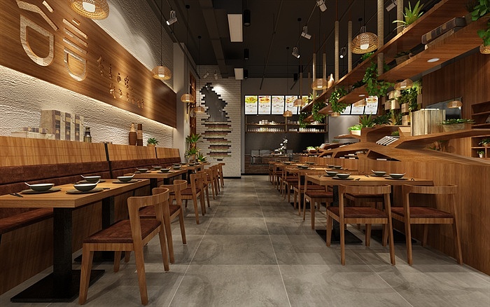 面館裝修效果圖 如何通過裝修設計提升生意興隆